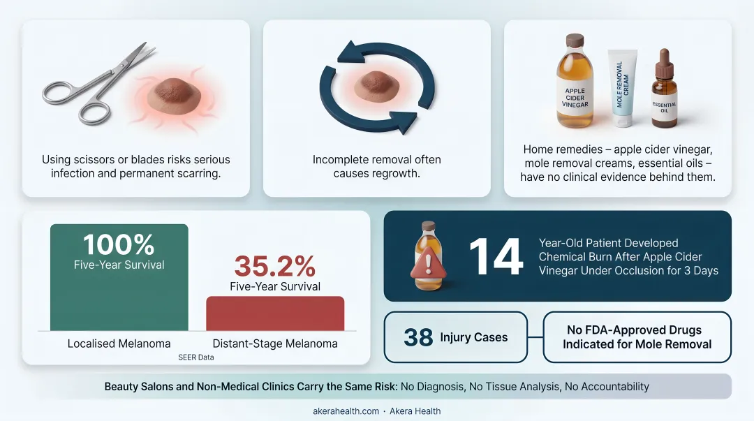 Melanoma survival rate comparison localised versus distant stage five-year outcomes