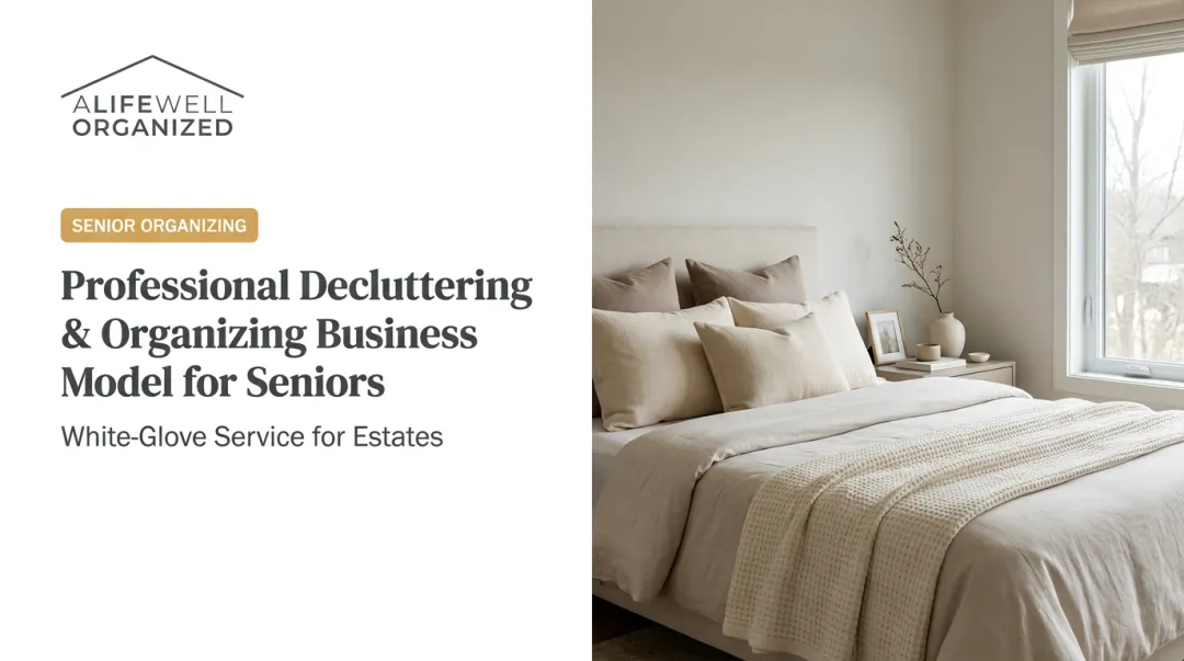 Professional Decluttering & Organizing Business Model for Seniors