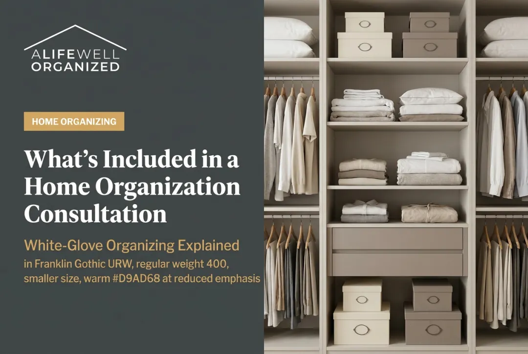 What's Included in a Home Organization Consultation