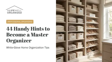 44 Handy Hints to Become a Master Organizer