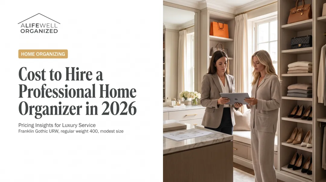 Cost to Hire a Professional Home Organizer in 2026