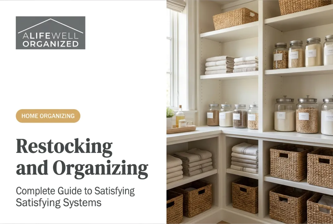 Restocking and Organizing: Complete Guide to Satisfying Systems