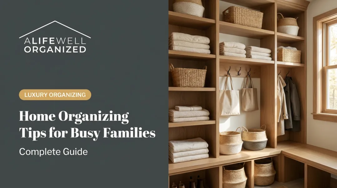 Home Organizing Tips for Busy Families: Complete Guide