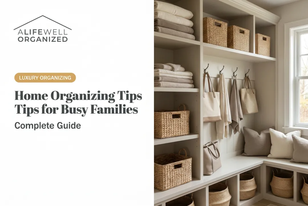Home Organizing Tips for Busy Families: Complete Guide