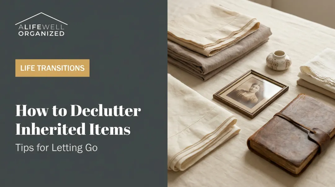 How to Declutter Inherited Items: Tips for Letting Go