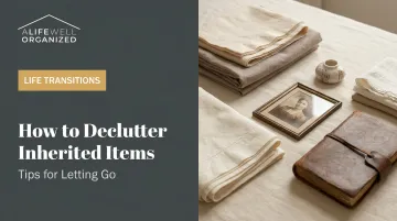 How to Declutter Inherited Items: Tips for Letting Go
