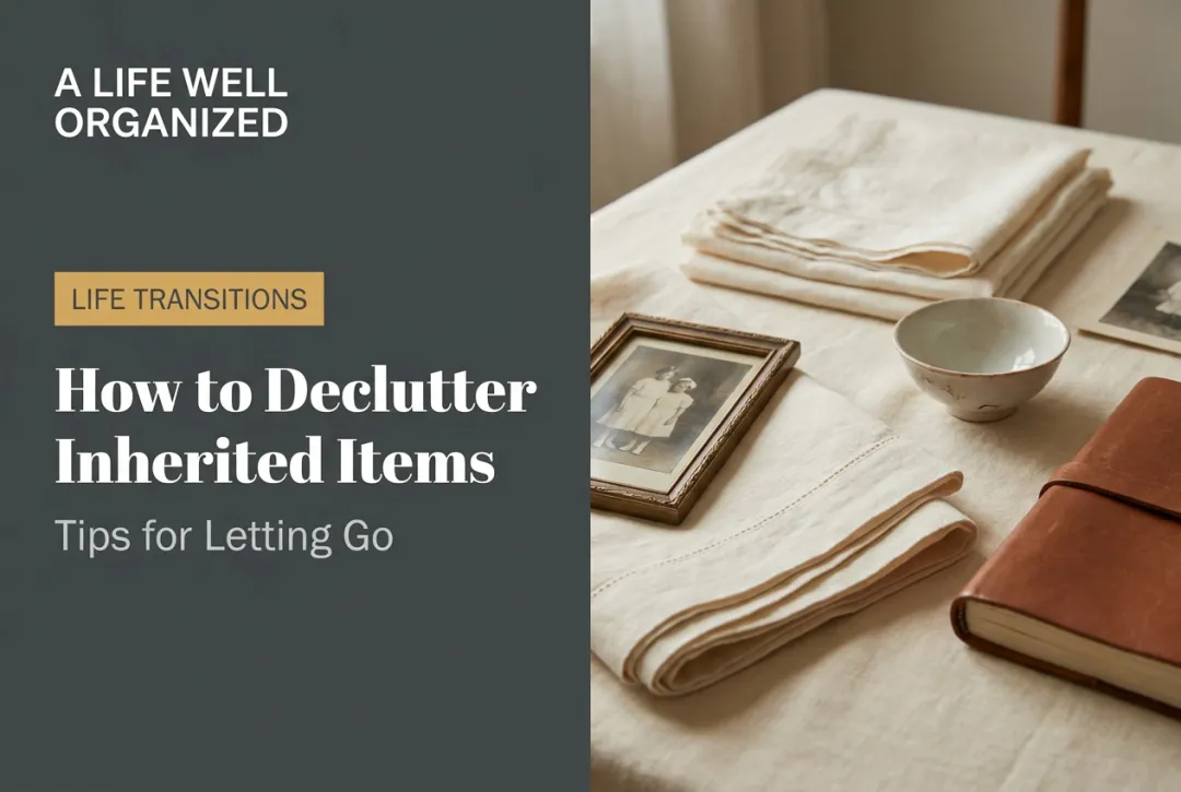 How to Declutter Inherited Items: Tips for Letting Go