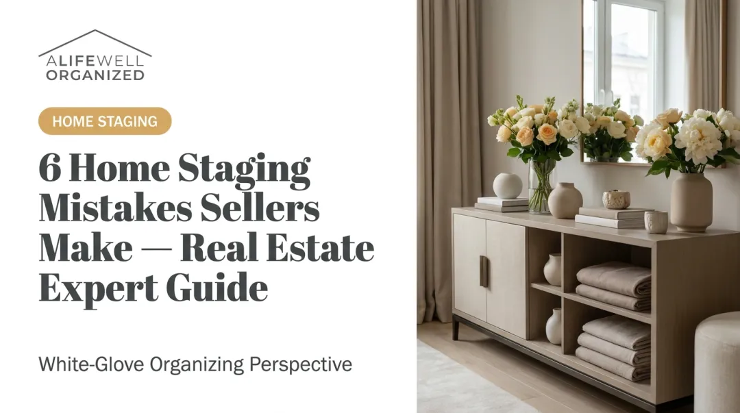 6 Home Staging Mistakes Sellers Make — Real Estate Expert Guide
