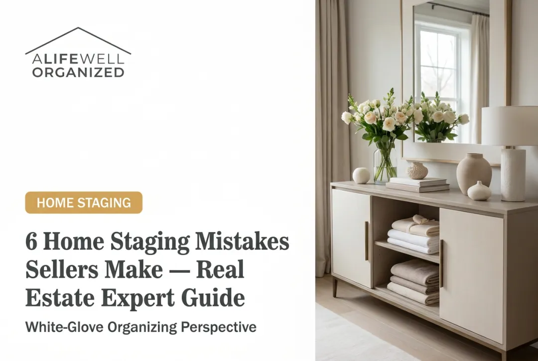 6 Home Staging Mistakes Sellers Make — Real Estate Expert Guide