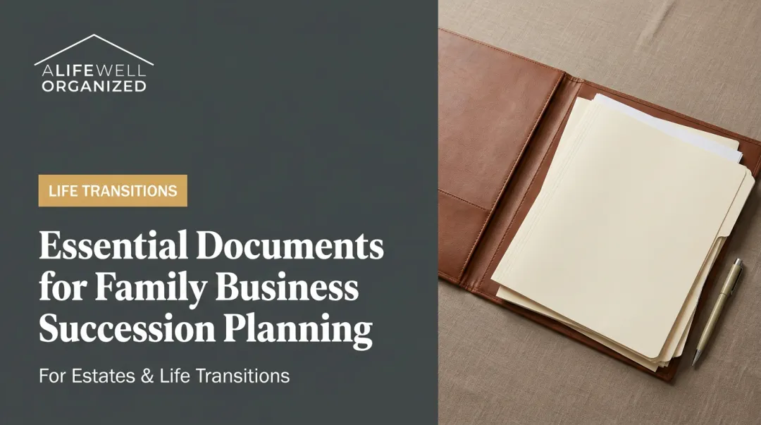 Essential Documents for Family Business Succession Planning