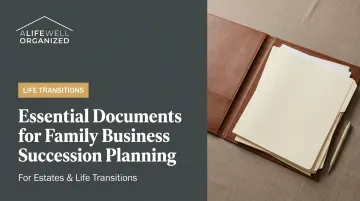 Essential Documents for Family Business Succession Planning