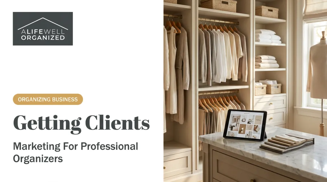Getting Clients: Marketing For Professional Organizers