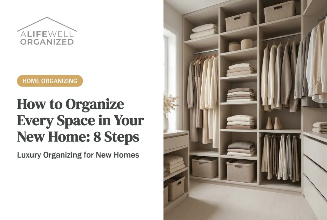 How to Organize Every Space in Your New Home: 8 Steps