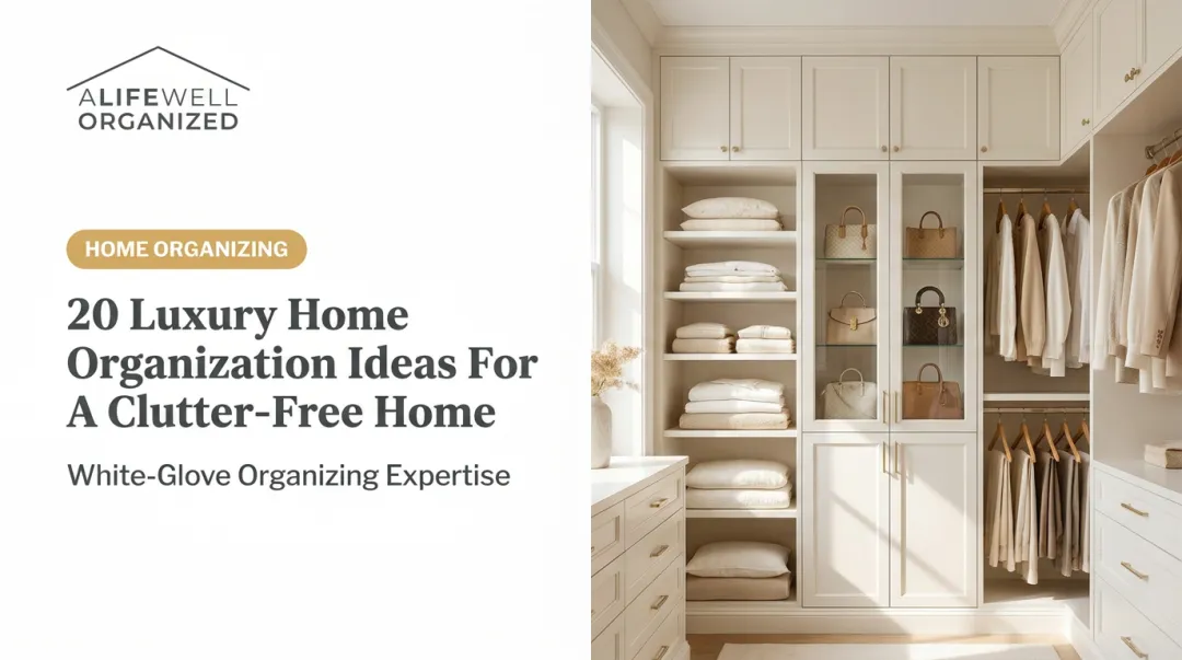 20 Luxury Home Organization Ideas For A Clutter-Free Home