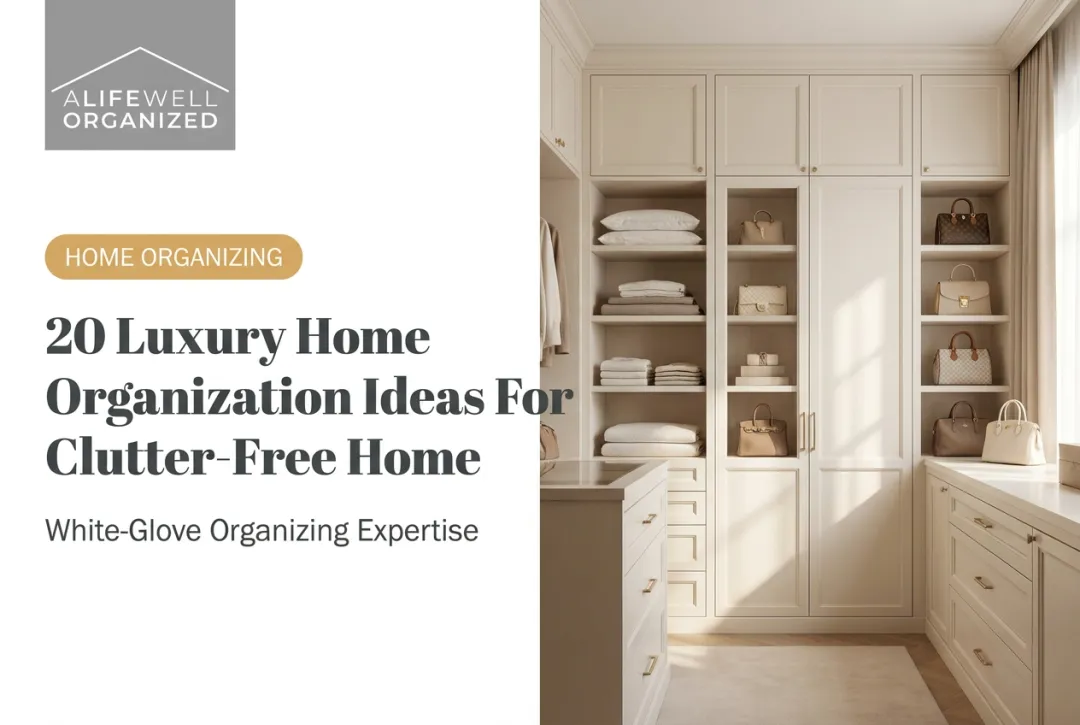 20 Luxury Home Organization Ideas For A Clutter-Free Home