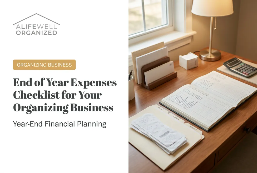 End of Year Expenses Checklist for Your Organizing Business