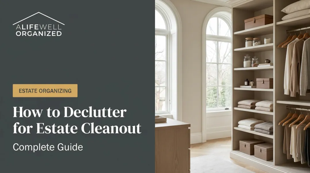 How to Declutter for Estate Cleanout: Complete Guide