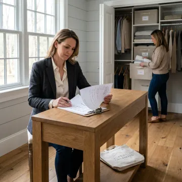 Connecticut home prepared for real estate appraisal