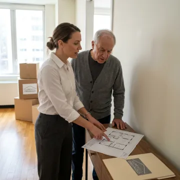 Senior relocation planning session