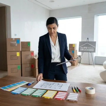 Organizer planning a white-glove relocation