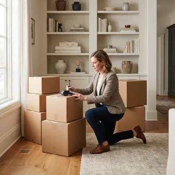 Luxury home organizing for a seamless transition