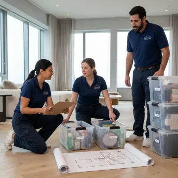 Organizers planning a coordinated home move