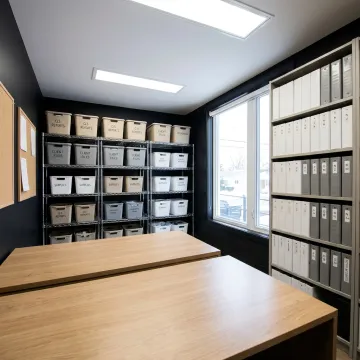 Organized Long Island office after cleanout