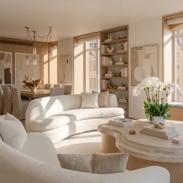 Professionally styled modern living room