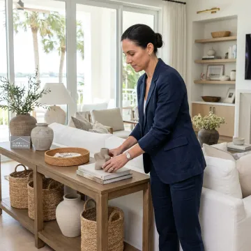 Organizer styling a bright home for sale
