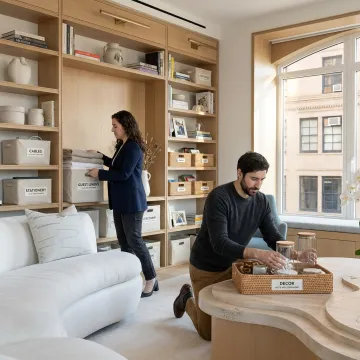 Luxury home organization and storage upgrade