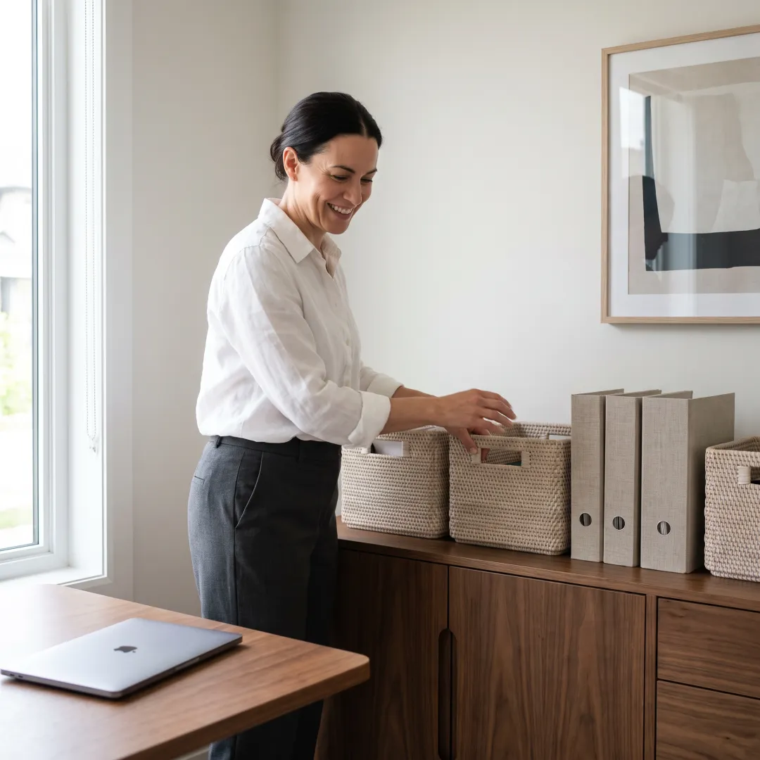 Luxury professional organizing for a busy professional