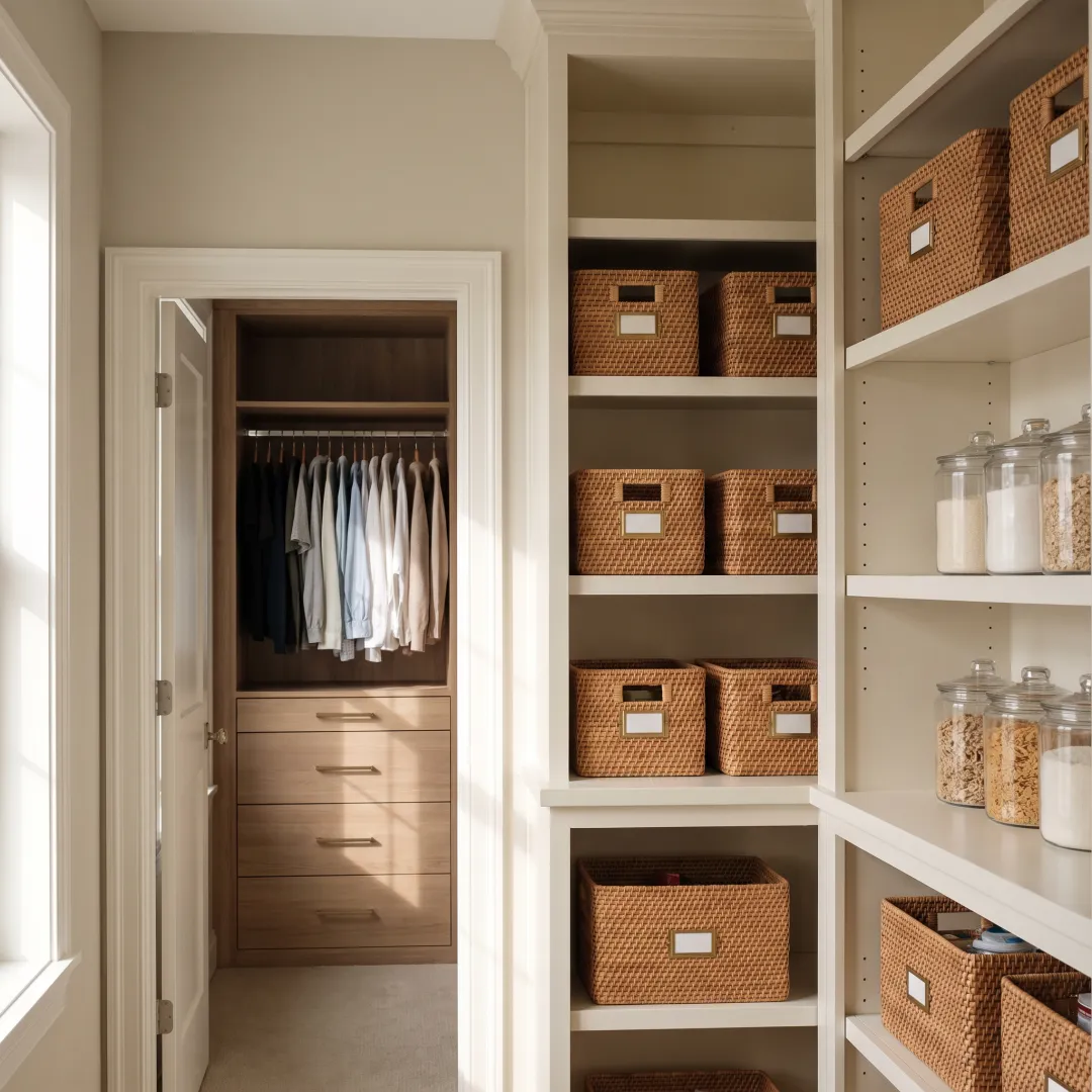 Organized luxury home storage system