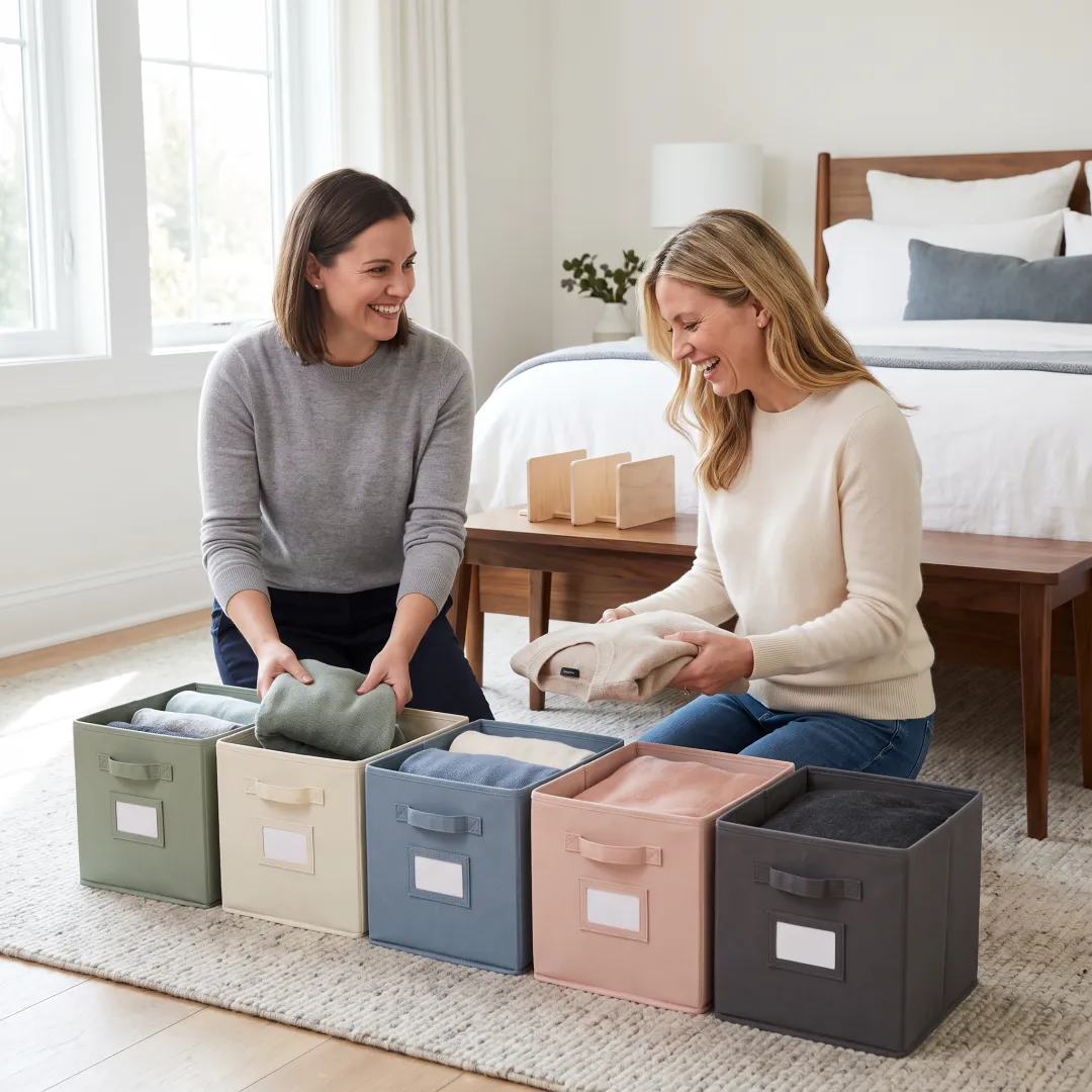 Organizer creating ADHD-friendly home systems