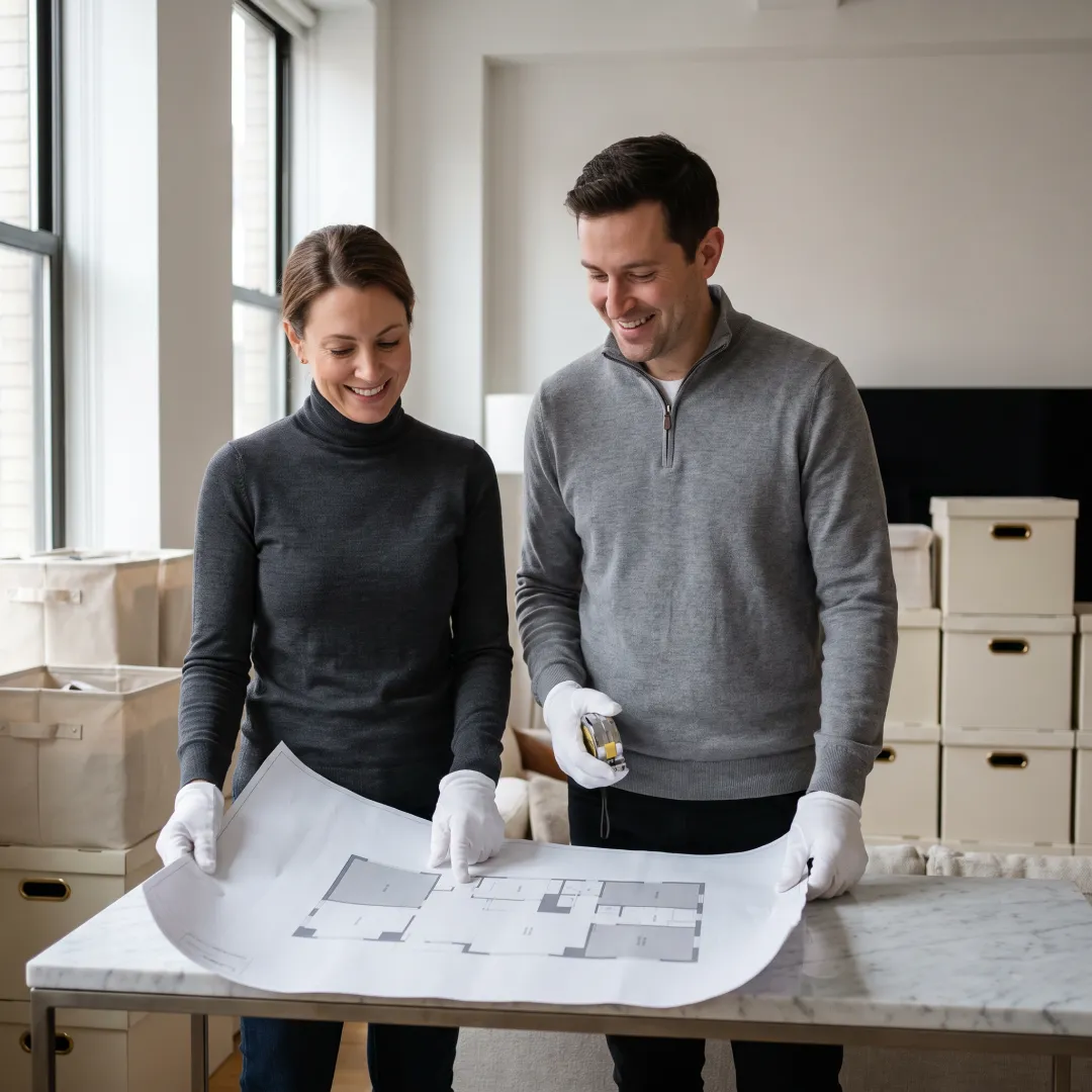 Organizers planning a luxury move