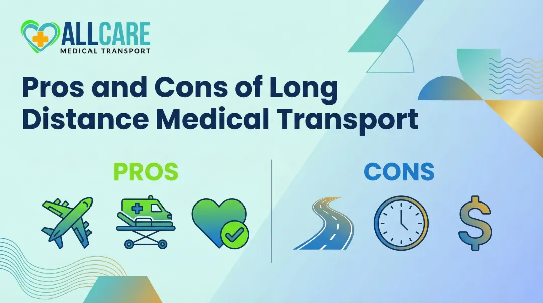 Pros and Cons of Long Distance Medical Transport