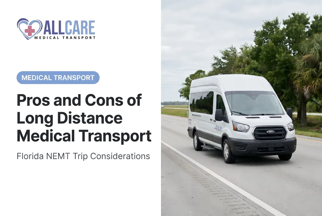 Pros and Cons of Long Distance Medical Transport