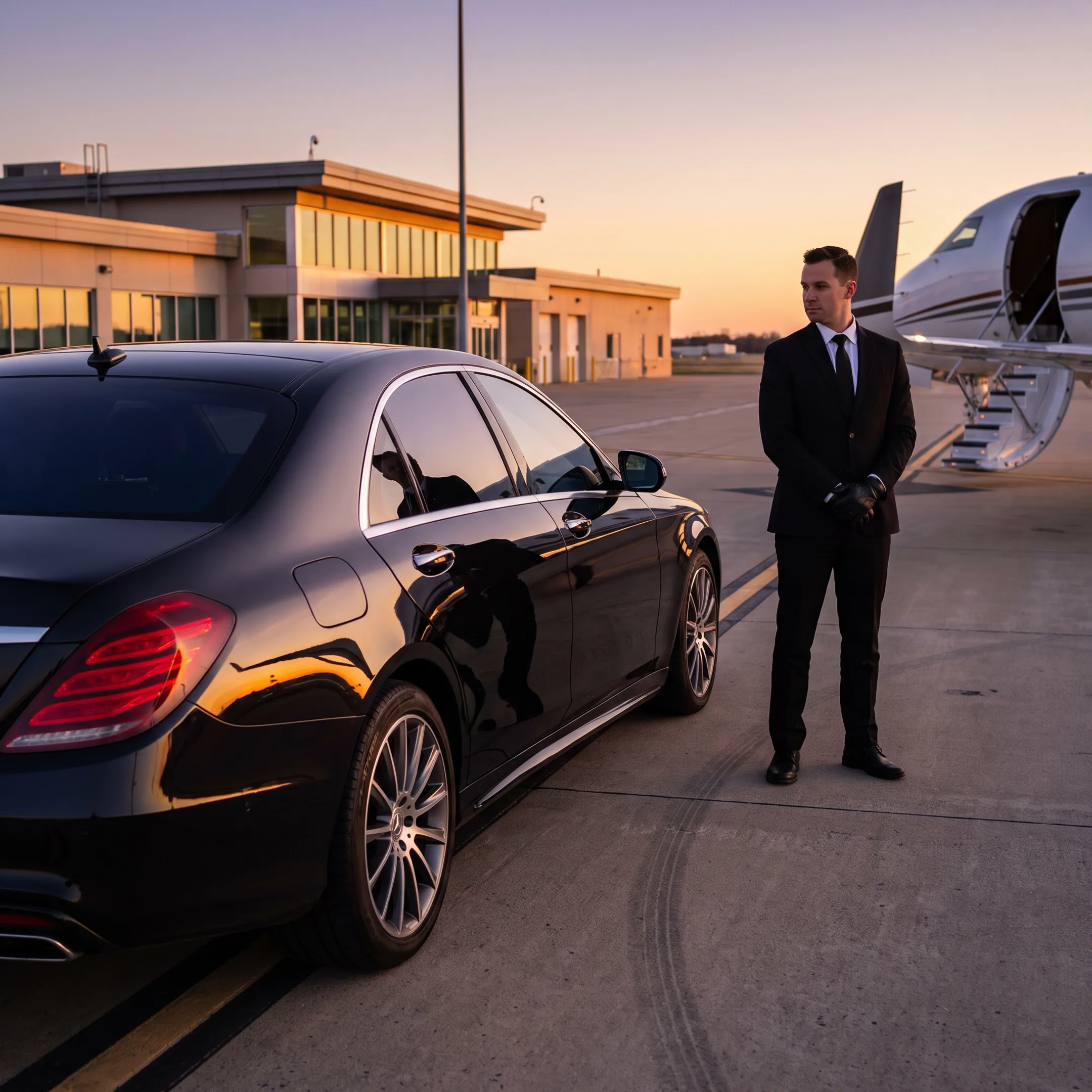 Private Jet Chauffeur Services
