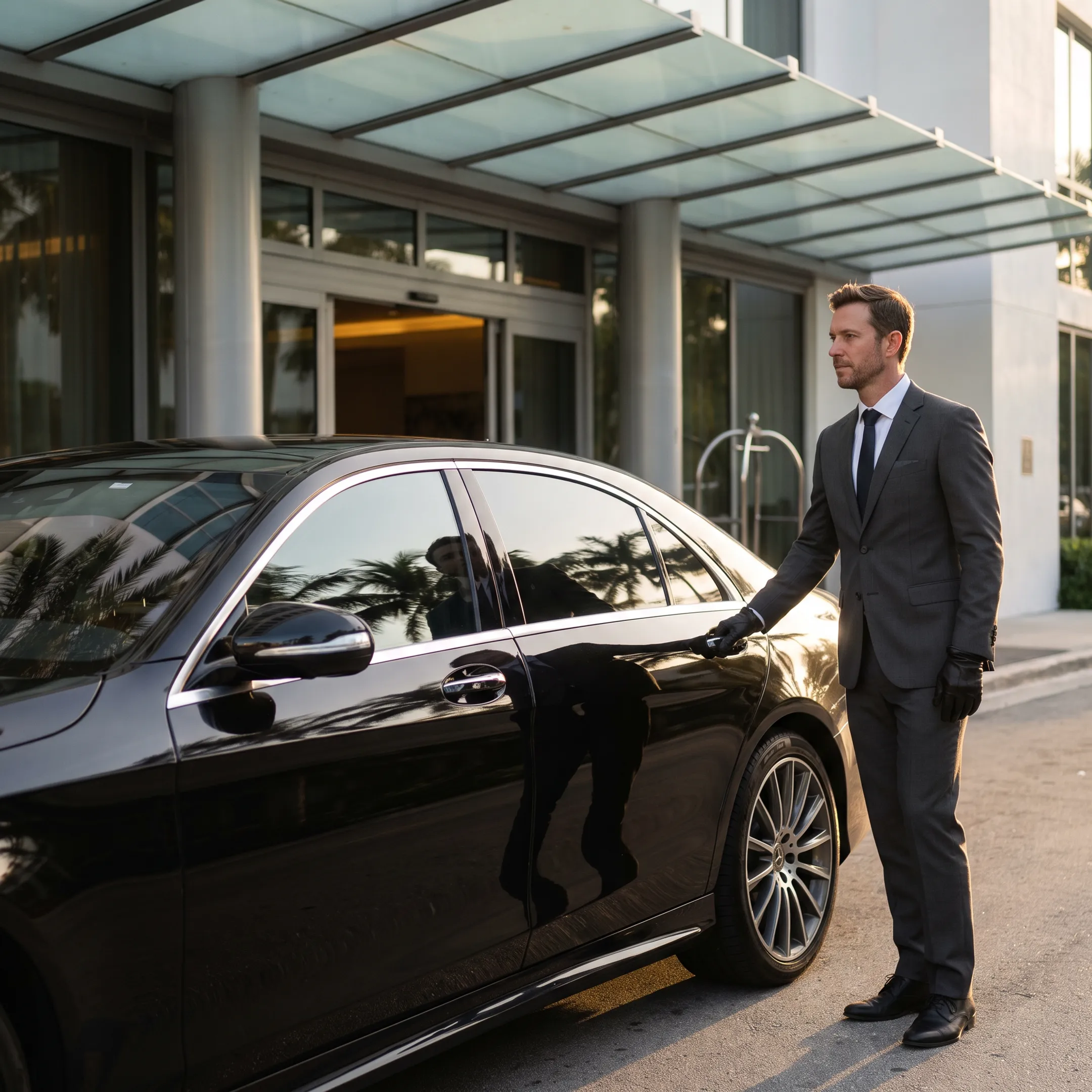 Luxury Black Car and Chauffeur Services in Miami