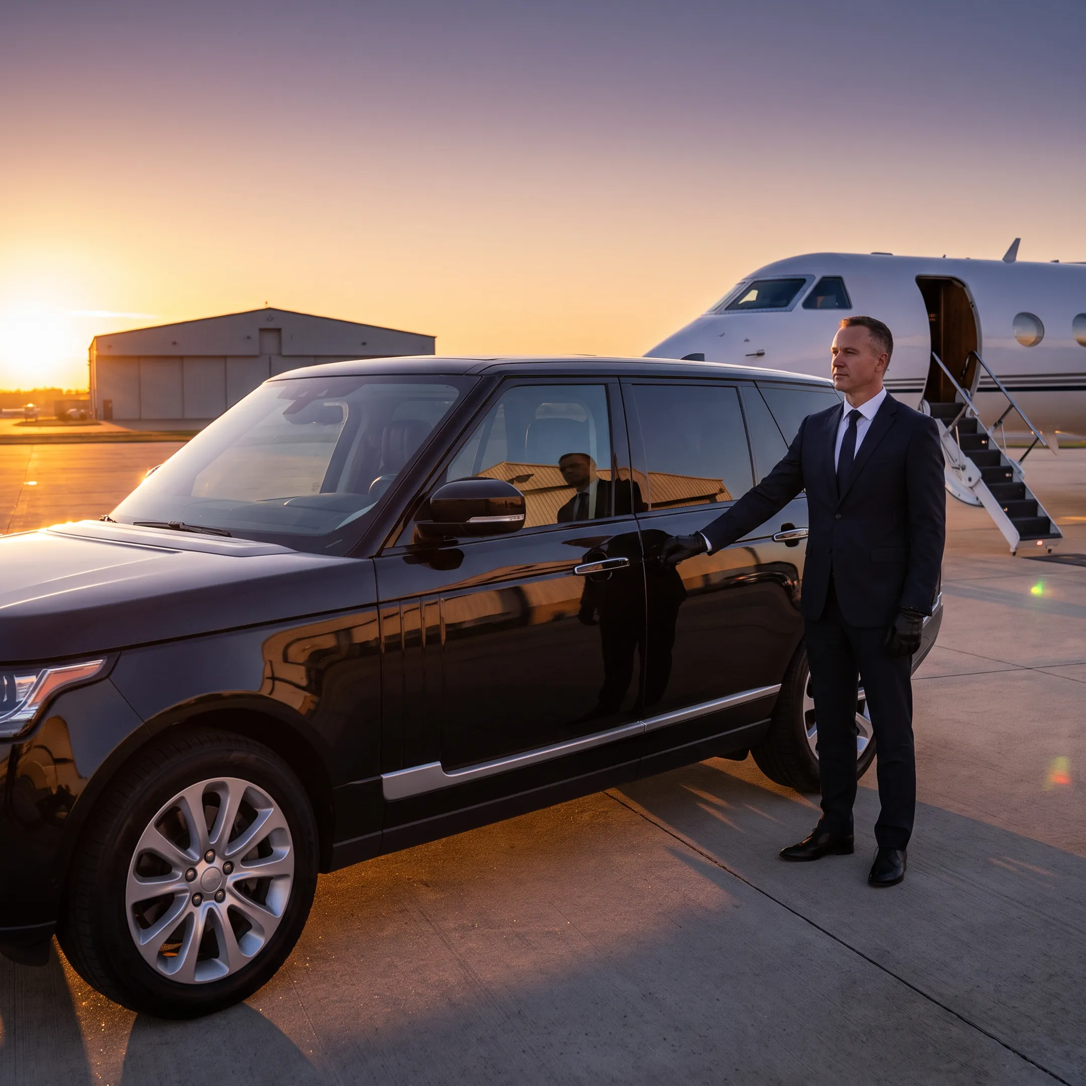Private Aviation Ground Transportation and Jet Service