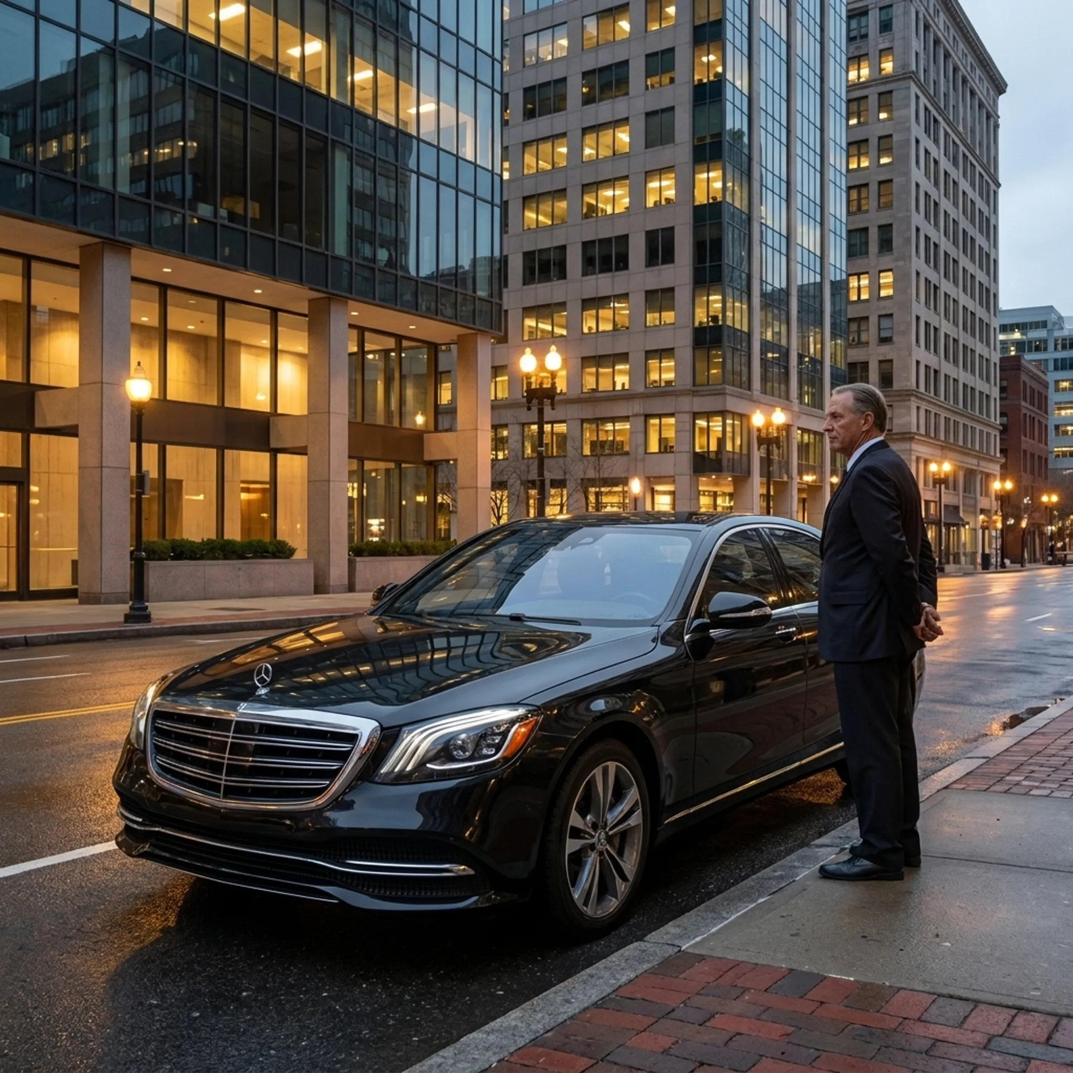 Luxury Black Car Service in Boston