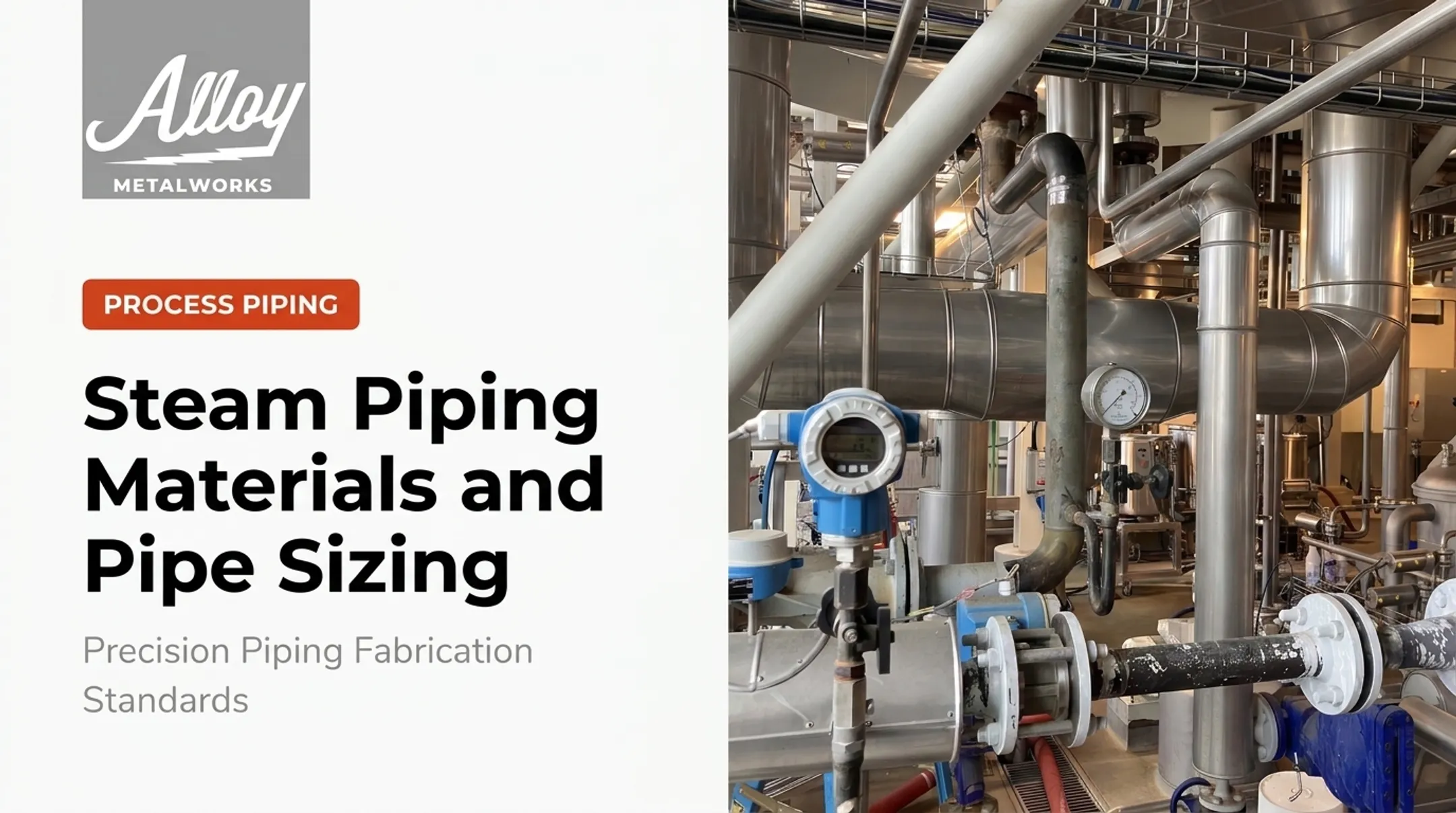 Steam Piping Materials and Pipe Sizing