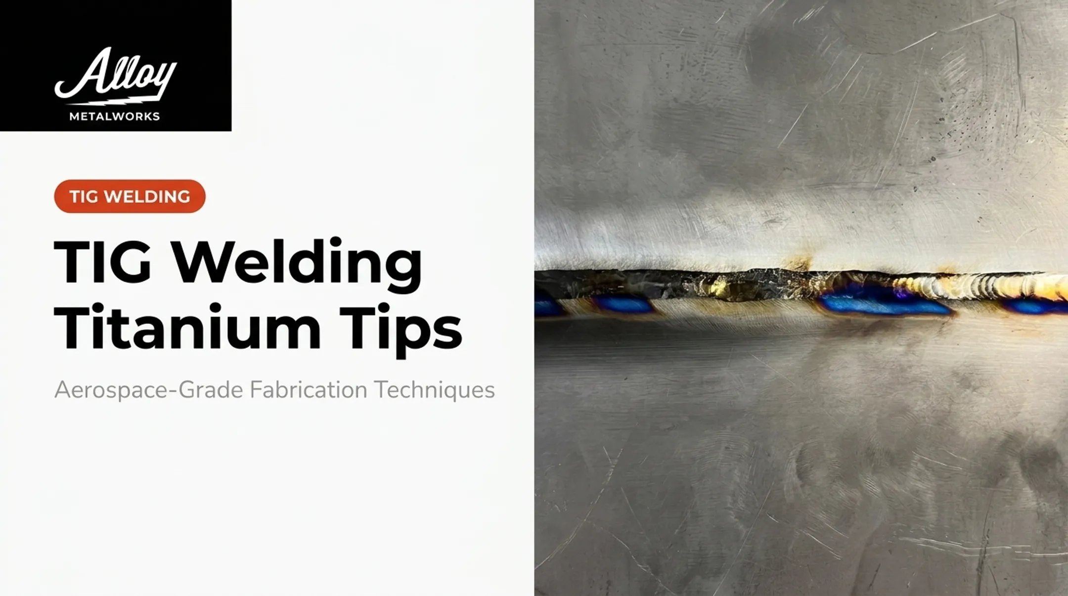 TIG Welding Titanium Tips