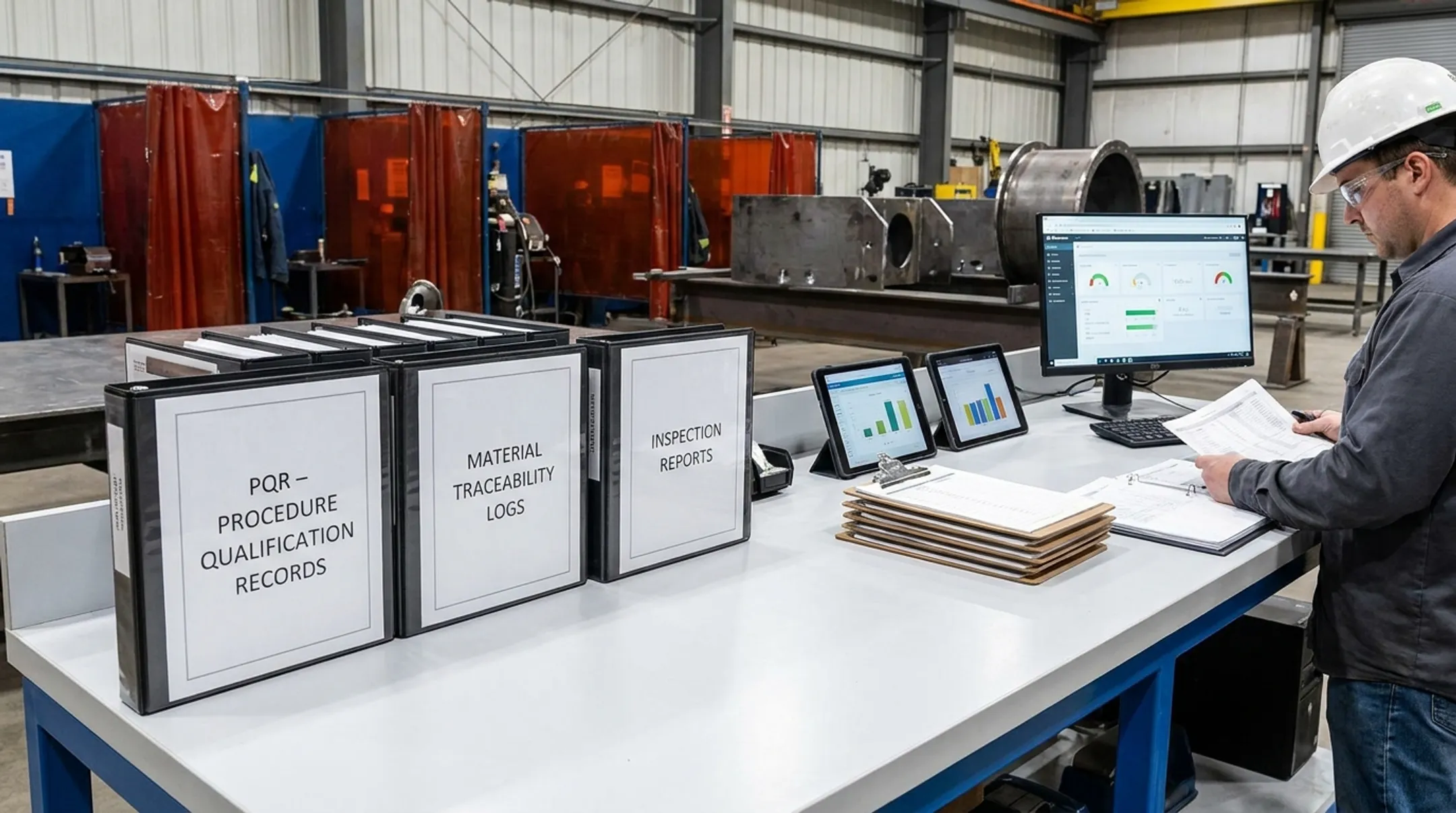 Alloy Metalworks quality documentation and weld traceability records for inspection