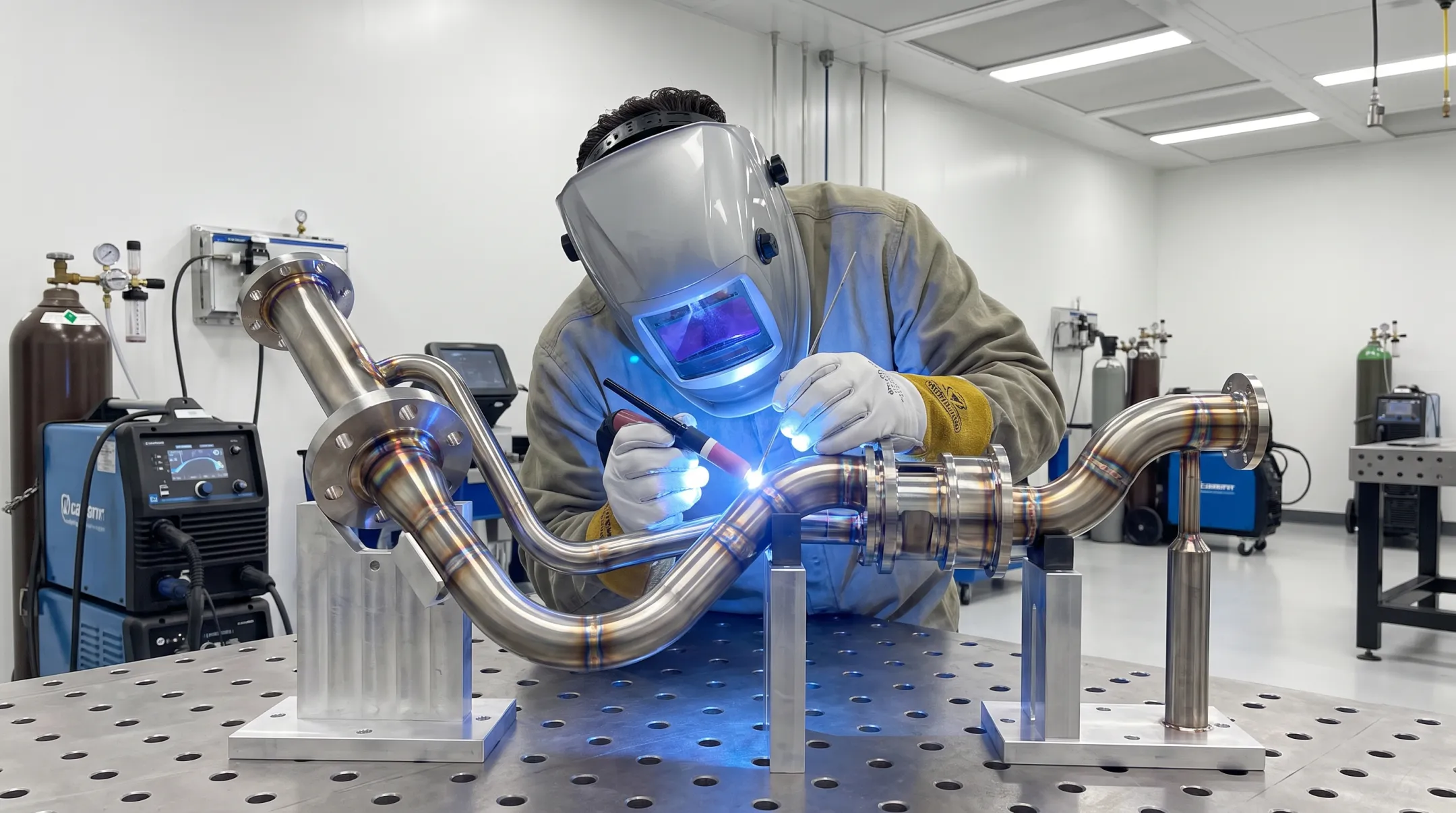 Precision welding of exotic alloy components for aerospace applications