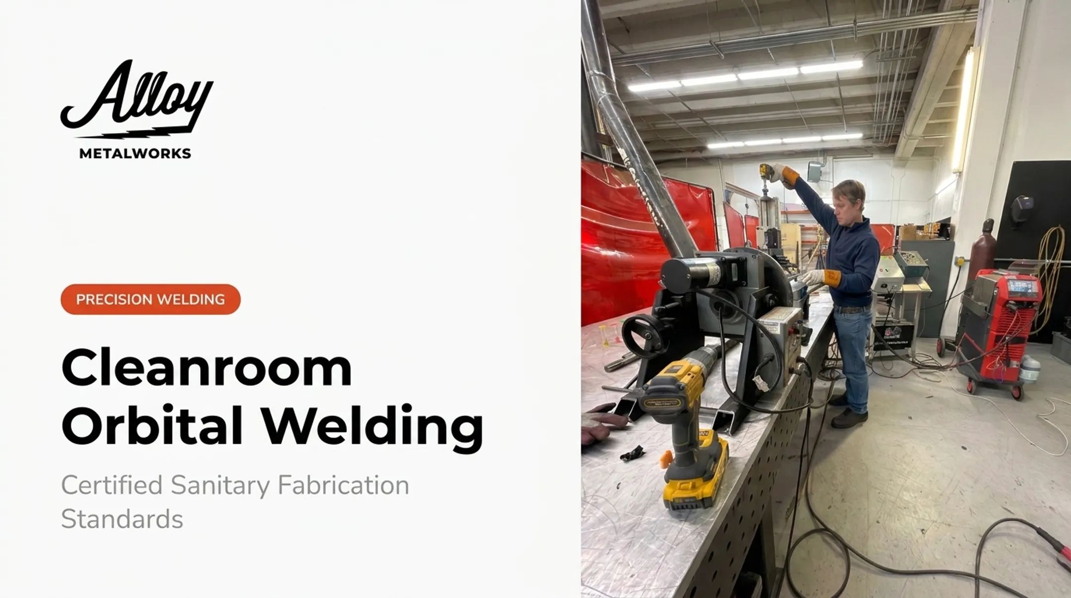 Cleanroom Orbital Welding