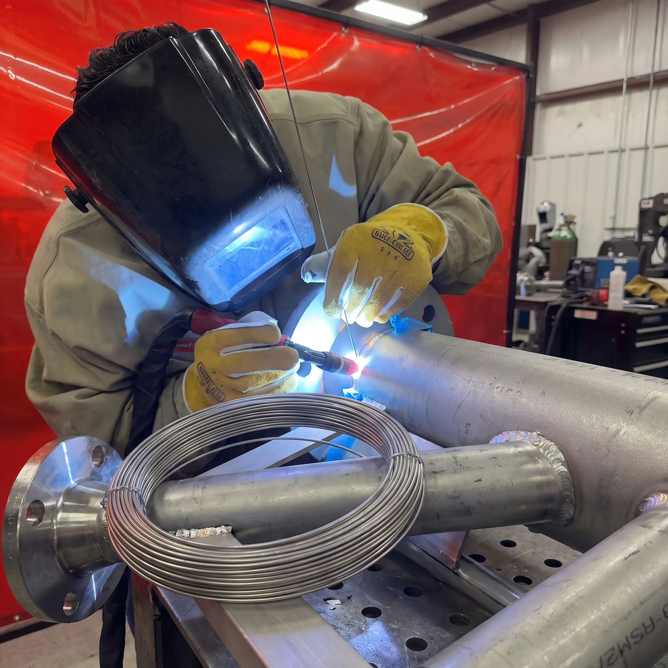 Nickel alloy welding wire and precision welded component