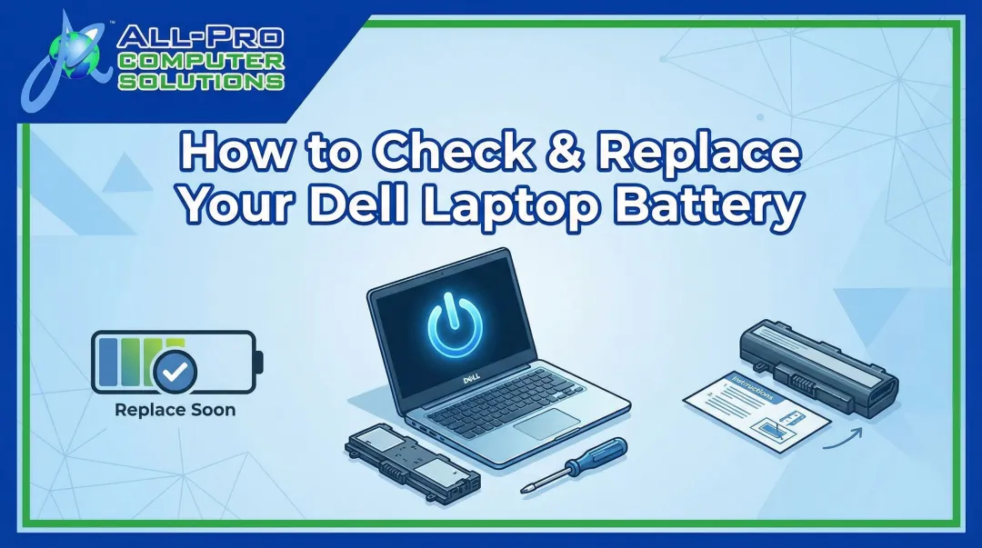 How to Check & Replace Your Dell Laptop Battery