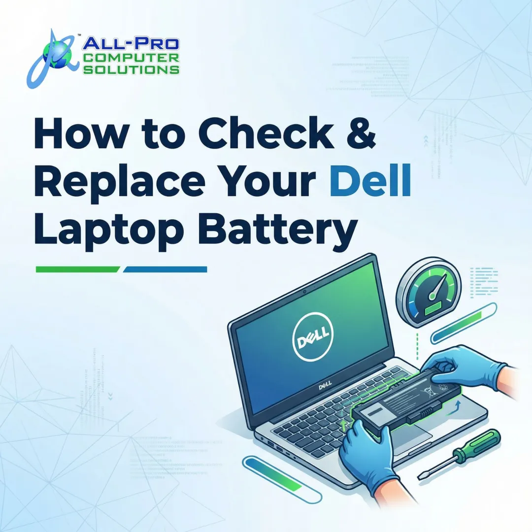 How to Check & Replace Your Dell Laptop Battery