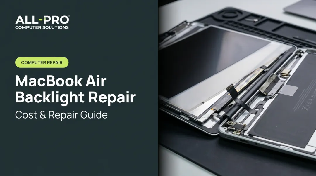 MacBook Air Backlight Repair: Cost & Repair Guide
