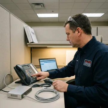 Lucent office phone system repair support